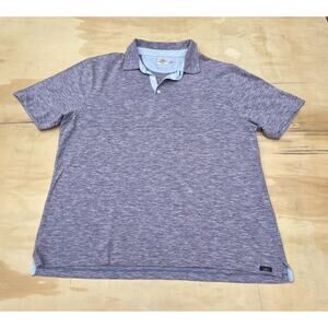 Faherty‎ Collar Short Sleeve Shirt Men's Gray Sz. XL